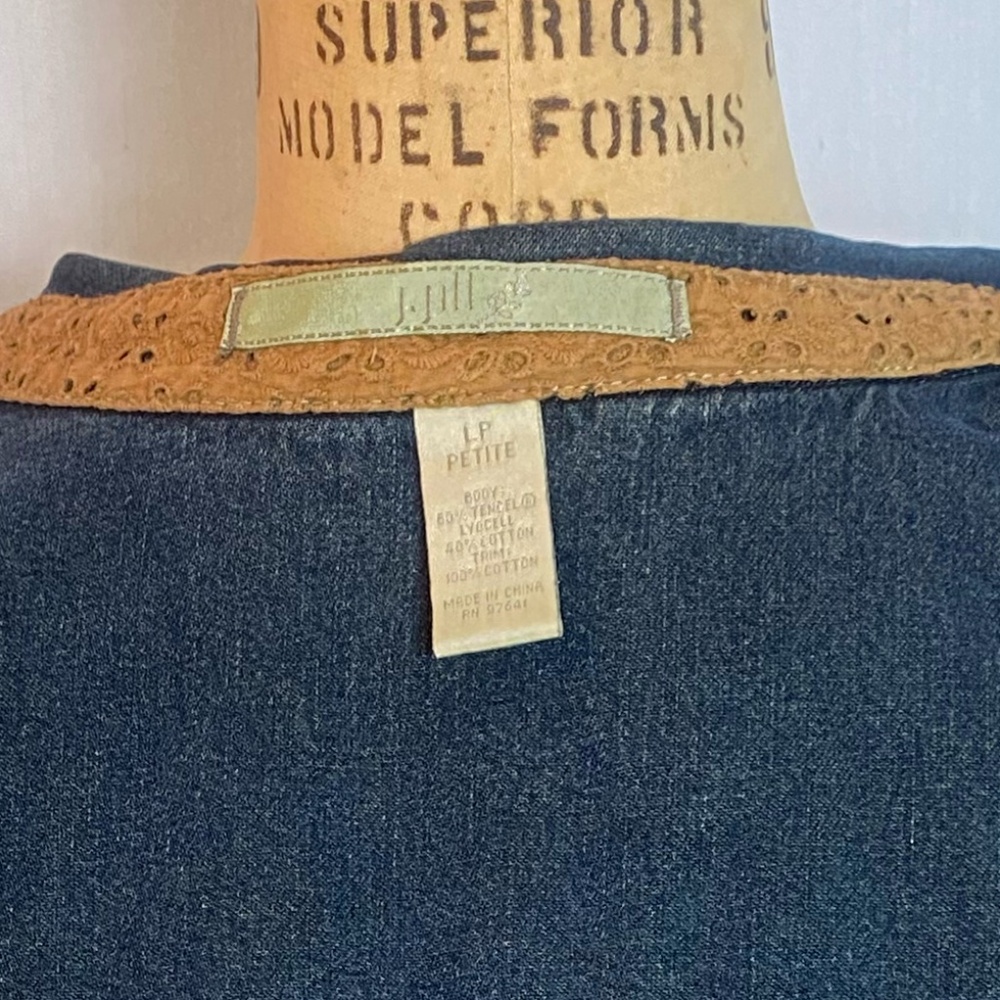 J.Jill denim jacket size LP - Picture 7 of 11